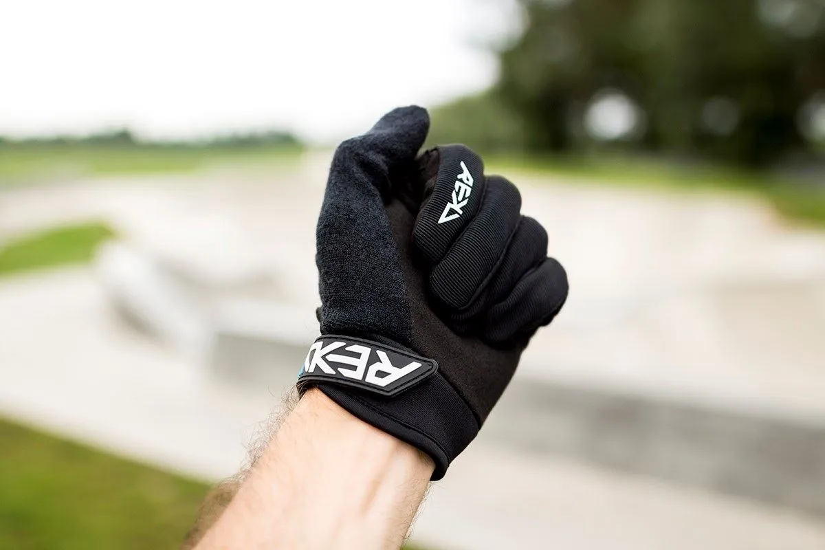 REKD Status BMX Scooter MTB Riding Gloves - Black
