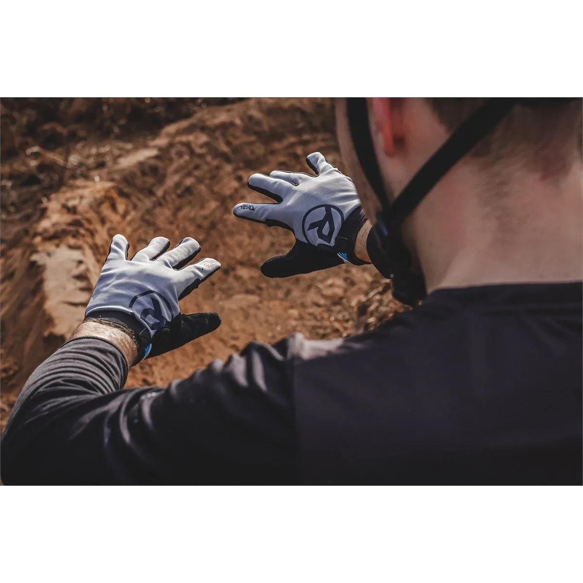 REKD Status BMX Scooter MTB Riding Gloves - Grey