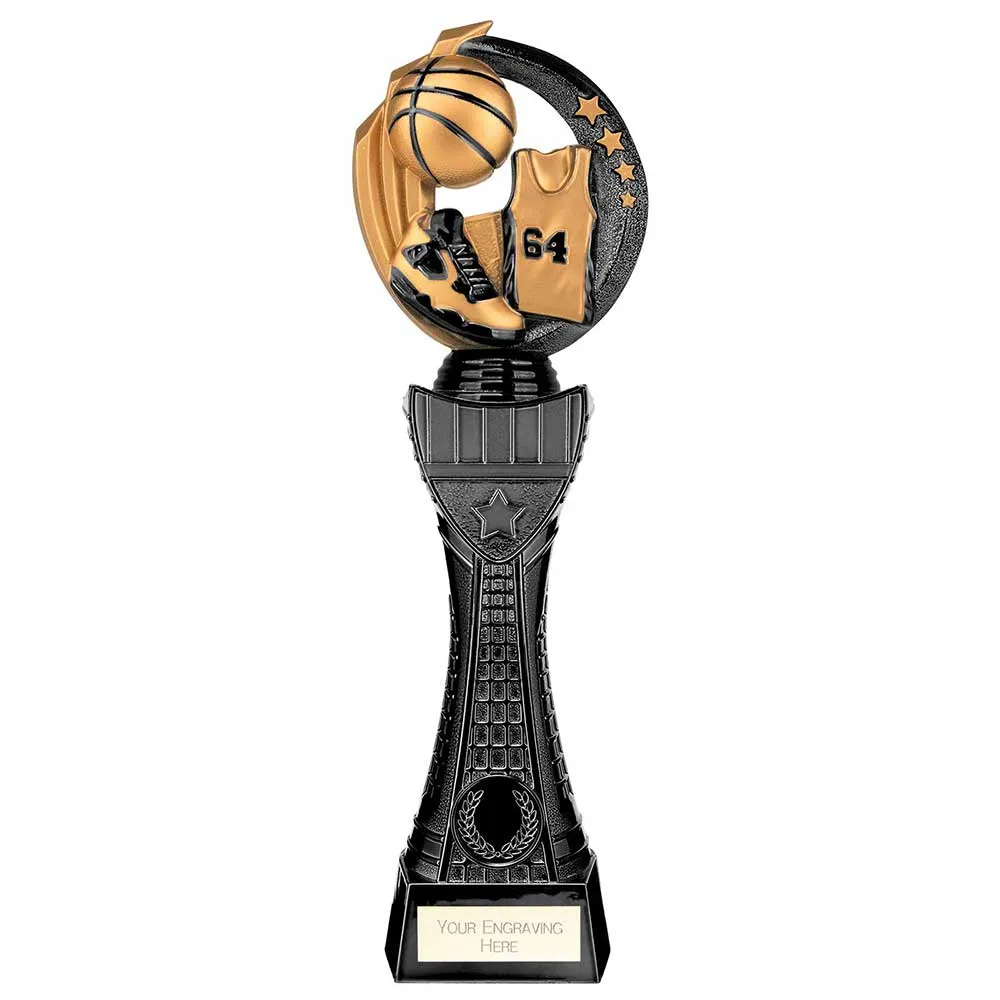 Renegade Basketball Black Trophy Statue