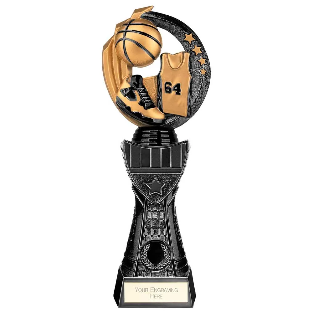 Renegade Basketball Black Trophy Statue