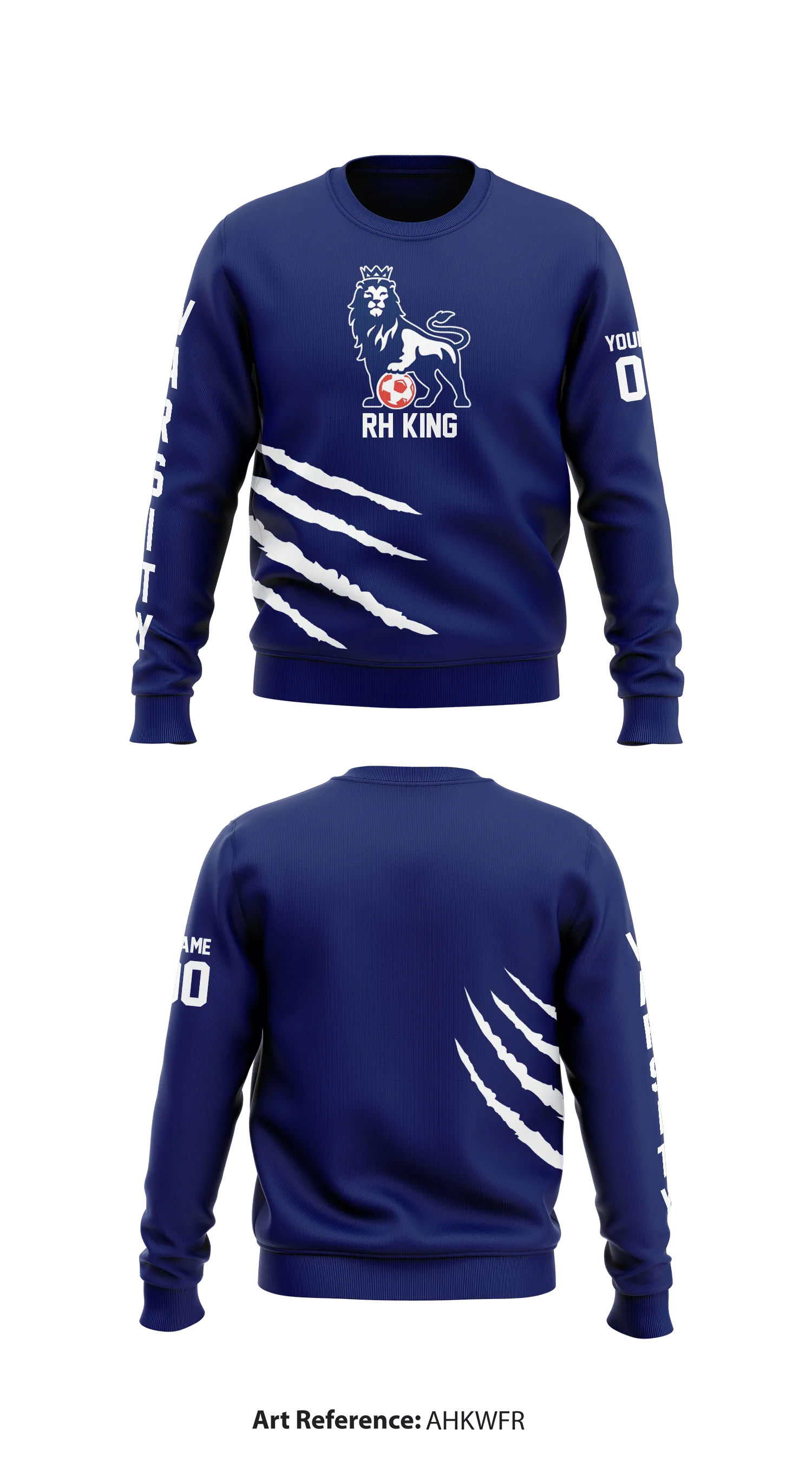 RH KING Core Men's Crewneck Performance Sweatshirt - AhkWfr
