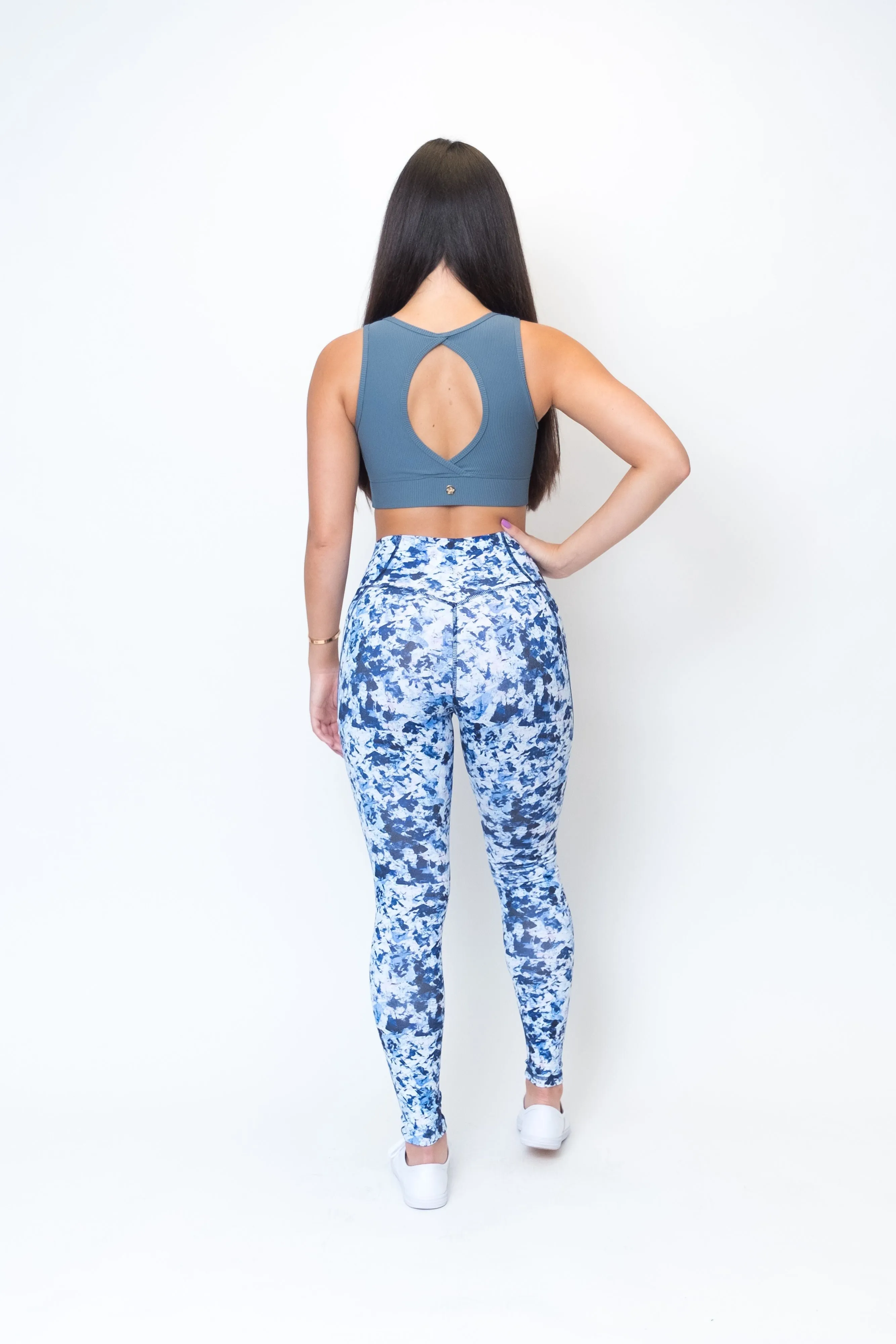 Ribbed Sports Bra - Once in a Blue Moon