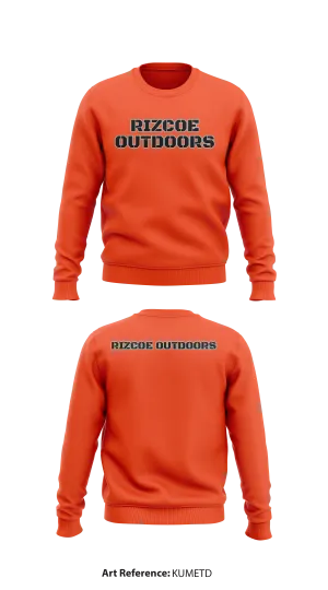 Rizcoe Outdoors Store 1 Core Men's Crewneck Performance Sweatshirt - kumEtD