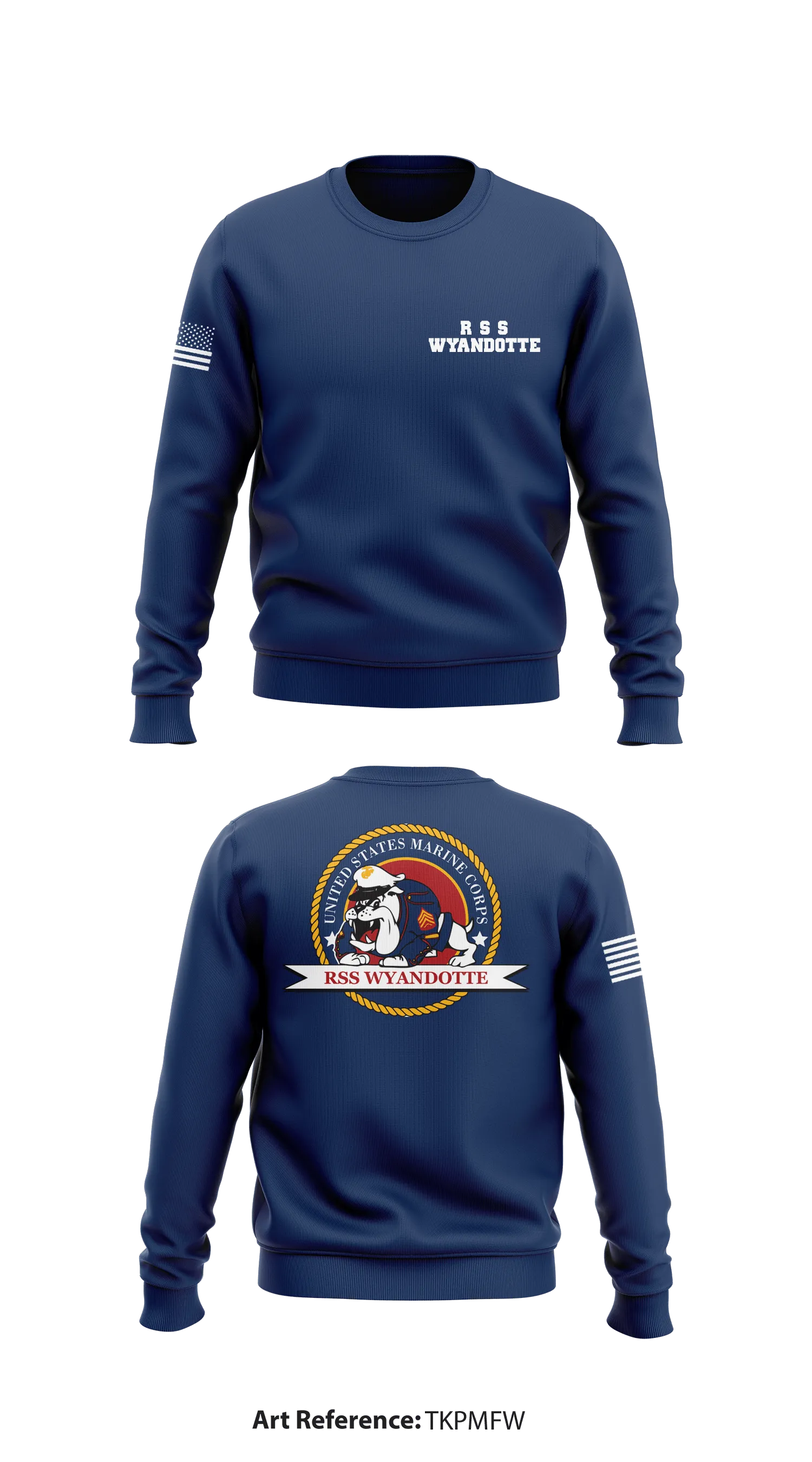 Rss Wyandotte  Store 1 Core Men's Crewneck Performance Sweatshirt - TkpMfW