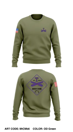 Rudder's Ridders Cannon Team  Store 1 Core Men's Crewneck Performance Sweatshirt - MtCMb6