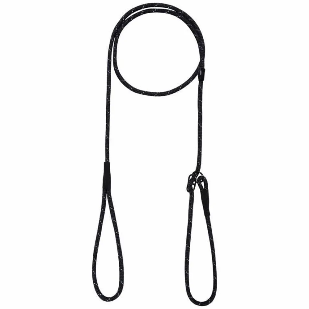 Rukka Pets Rope Durable Retriever Black Dog Leash