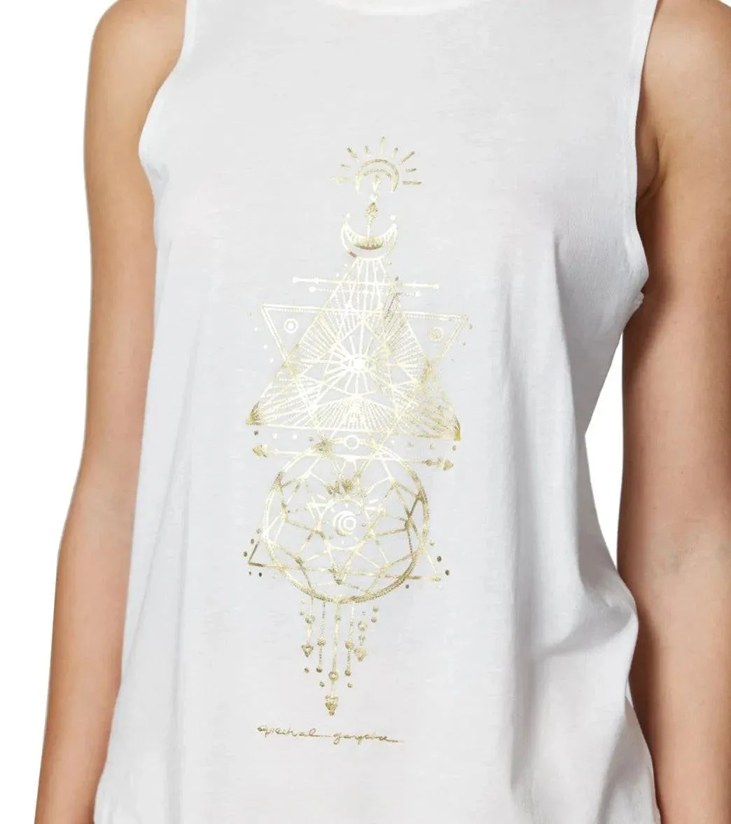 Sacred Geo Muscle Tank by Spiritual Gangster