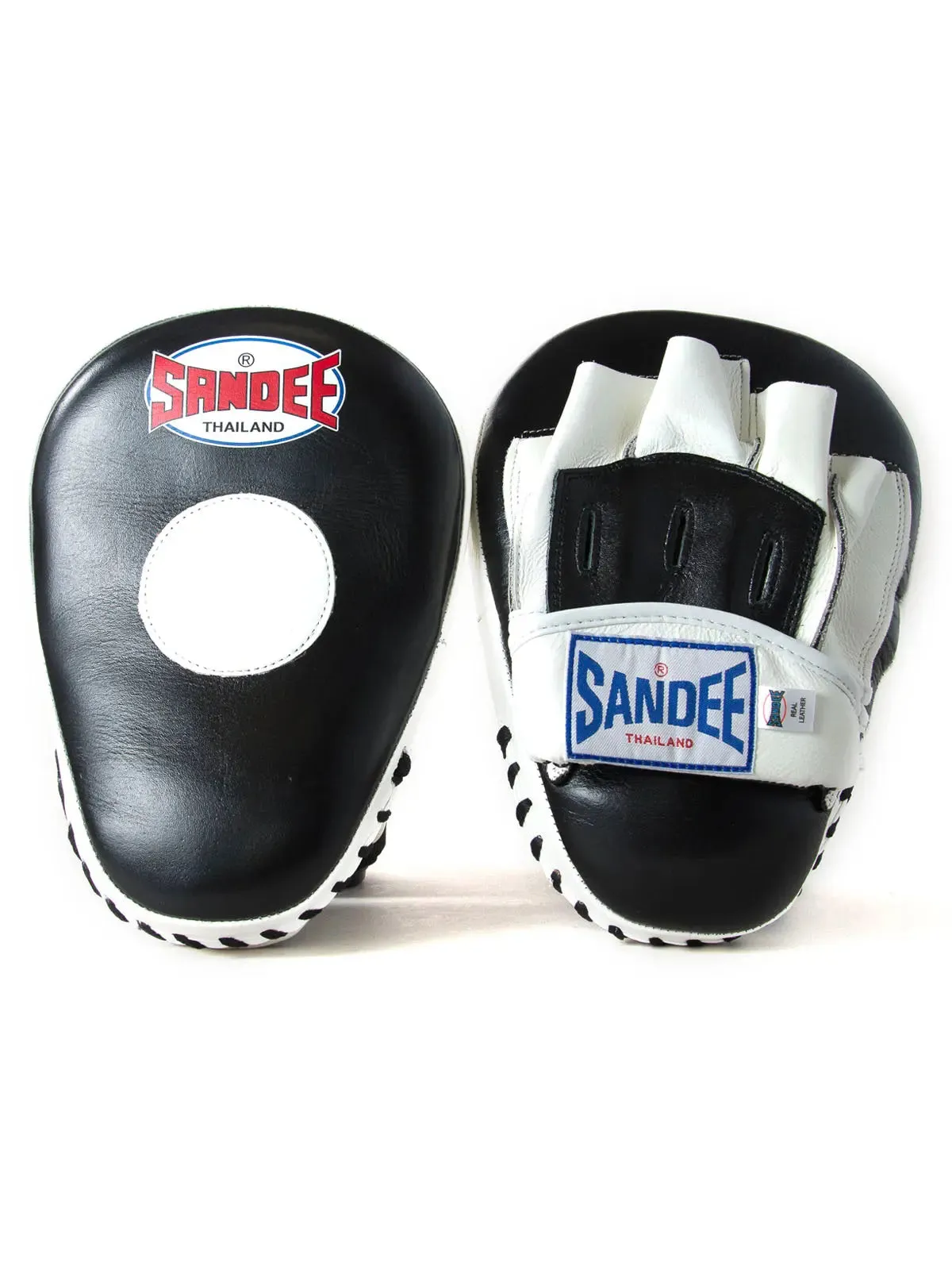 Sandee Curved Leather Focus Mitts