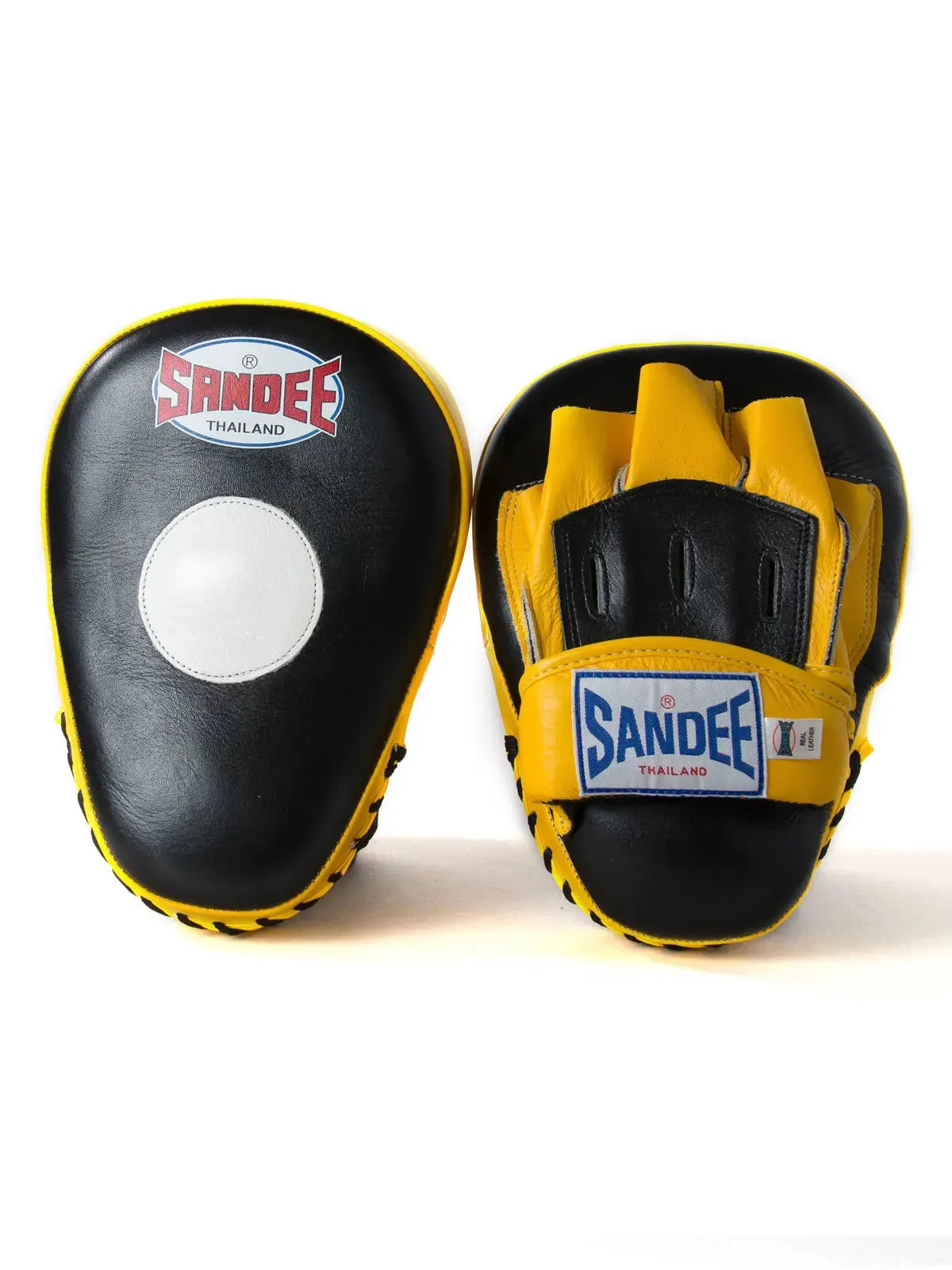 Sandee Curved Leather Focus Mitts