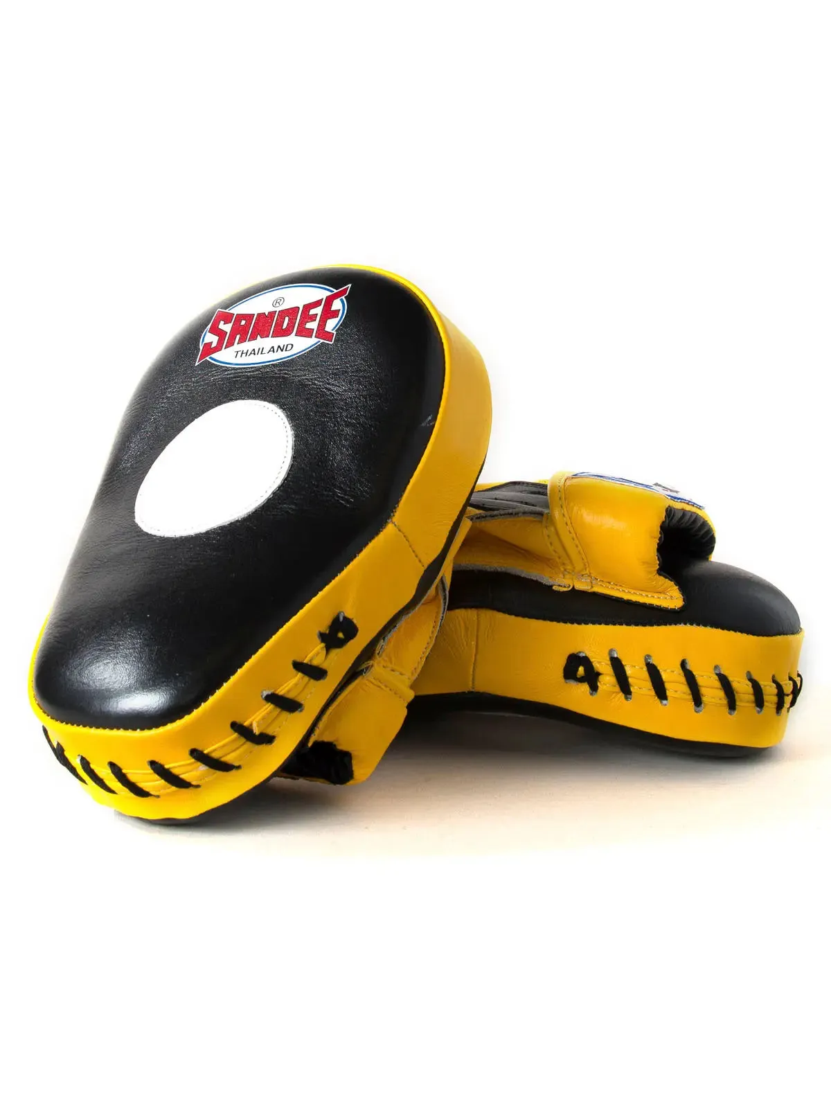 Sandee Curved Leather Focus Mitts