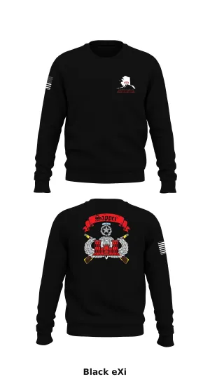 Sapper Company, 6th BEB, 4-25 IBCT (ABN) Store 2 Core Men's Crewneck Performance Sweatshirt - eXi