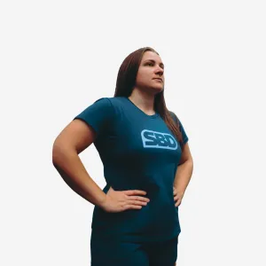 SBD Reflect Range Teal T Shirt - Womens