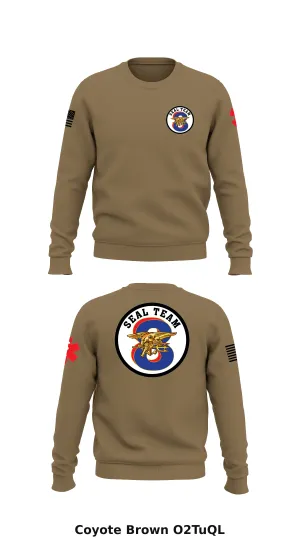 SEAL Team 8 Store 1 Core Men's Crewneck Performance Sweatshirt - O2TuQL