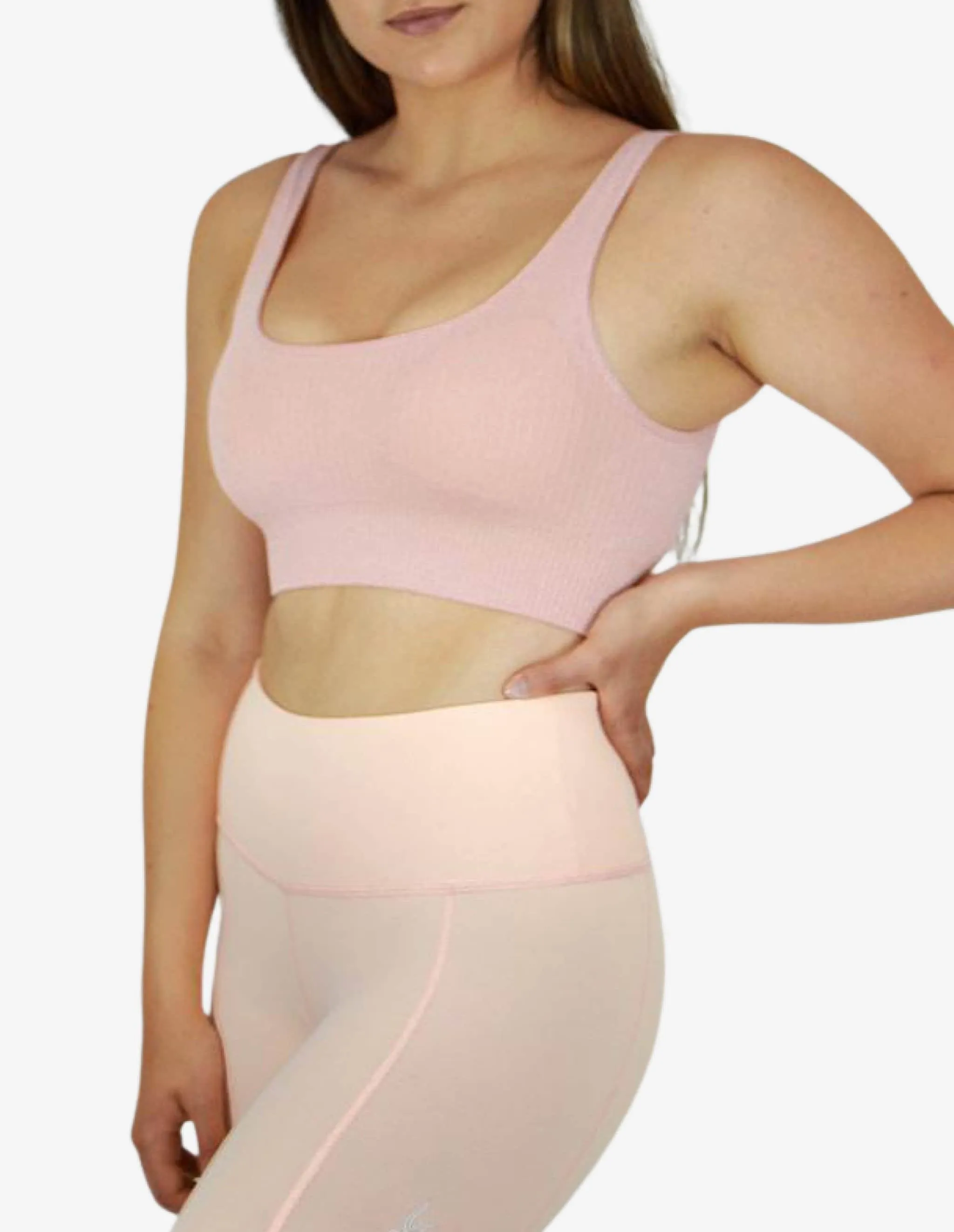 Seam Energy Sports Bra - Papaya