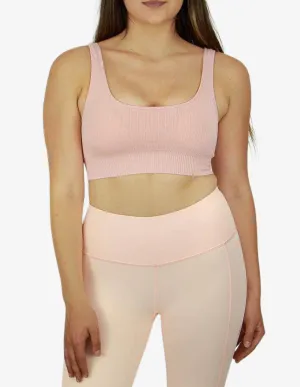 Seam Energy Sports Bra - Papaya