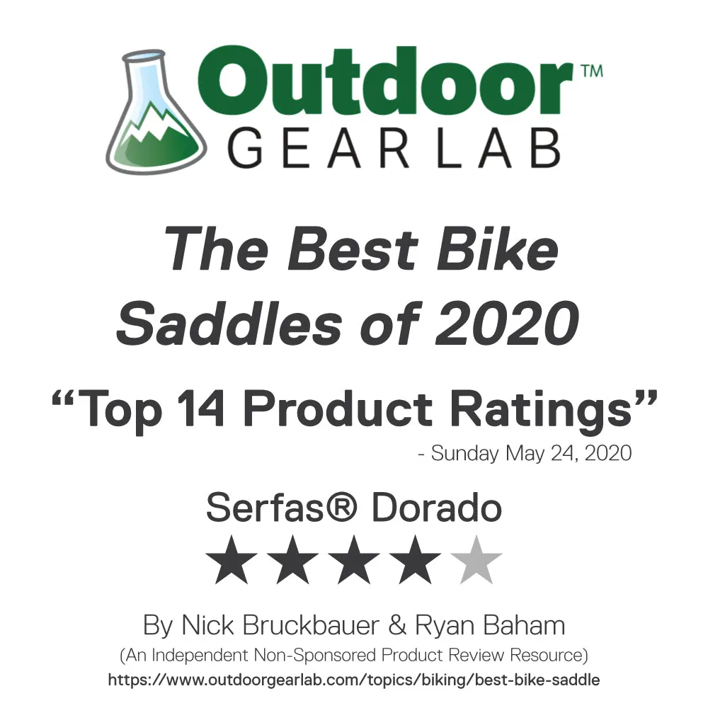 Serfas Men’s Saddle MX-3 Dorado Chromoly