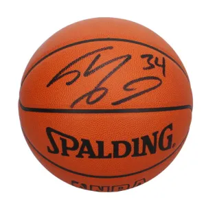 Shaquille O'Neal Autographed Lakers Spalding Authentic Game Basketball Beckett