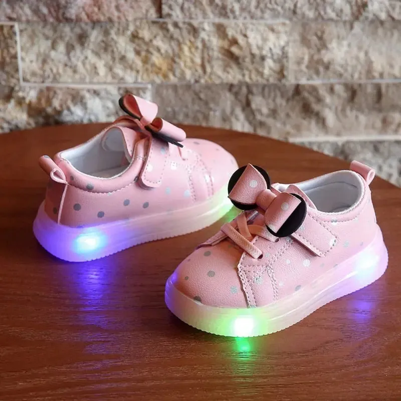 Shoes Sneakers with Led Luminous Soles 1-12Yrs