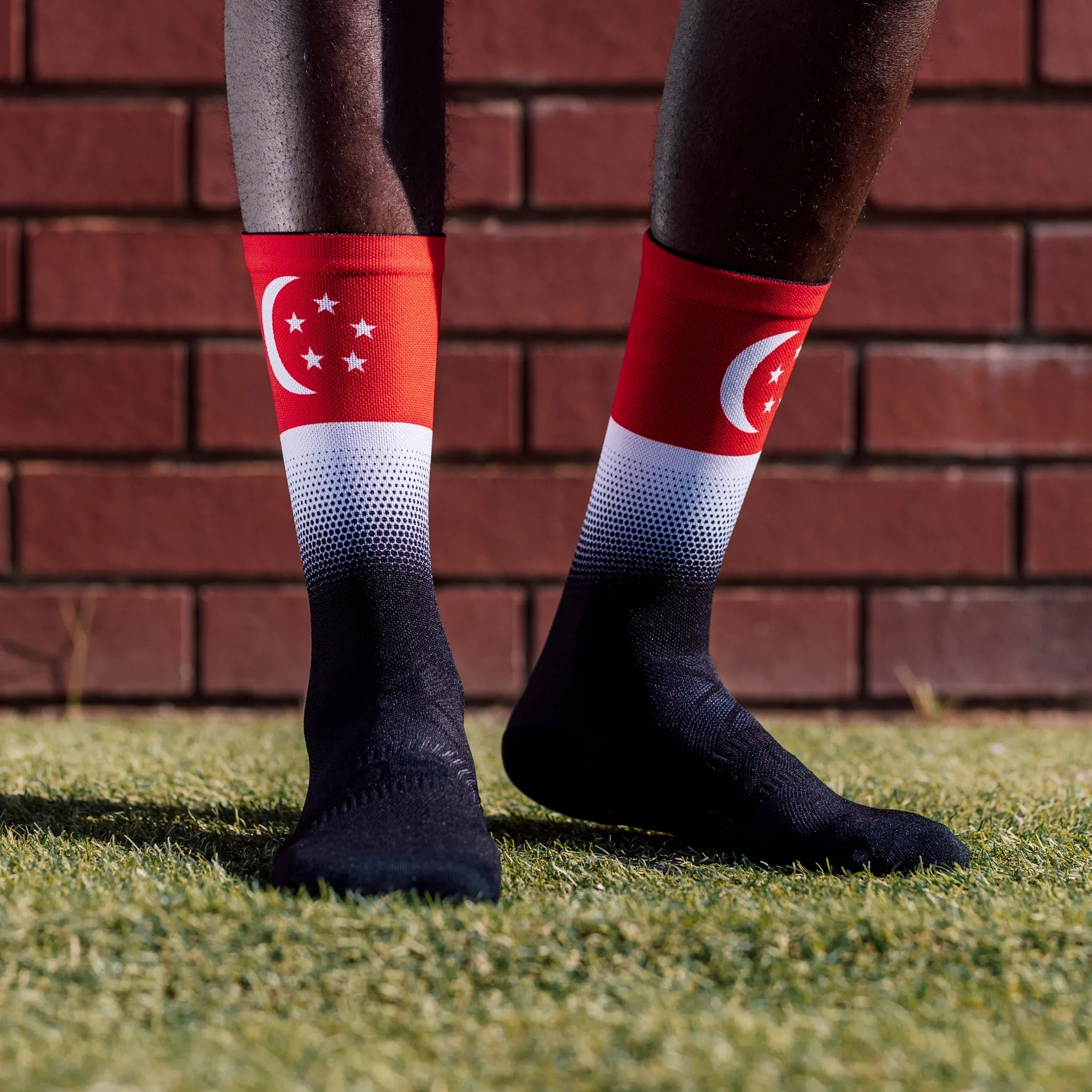 Singapore Flag Socks