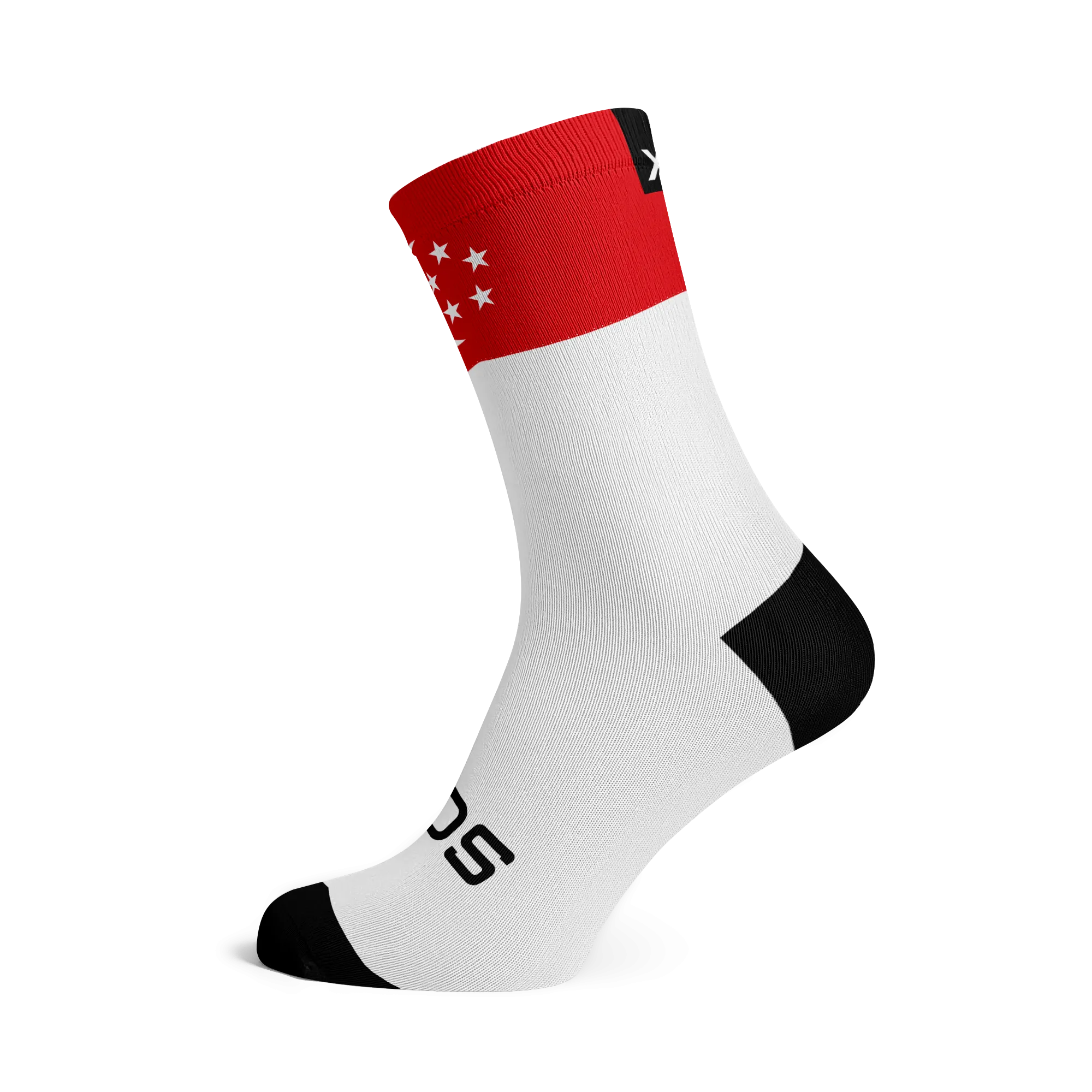 Singapore Flag Socks