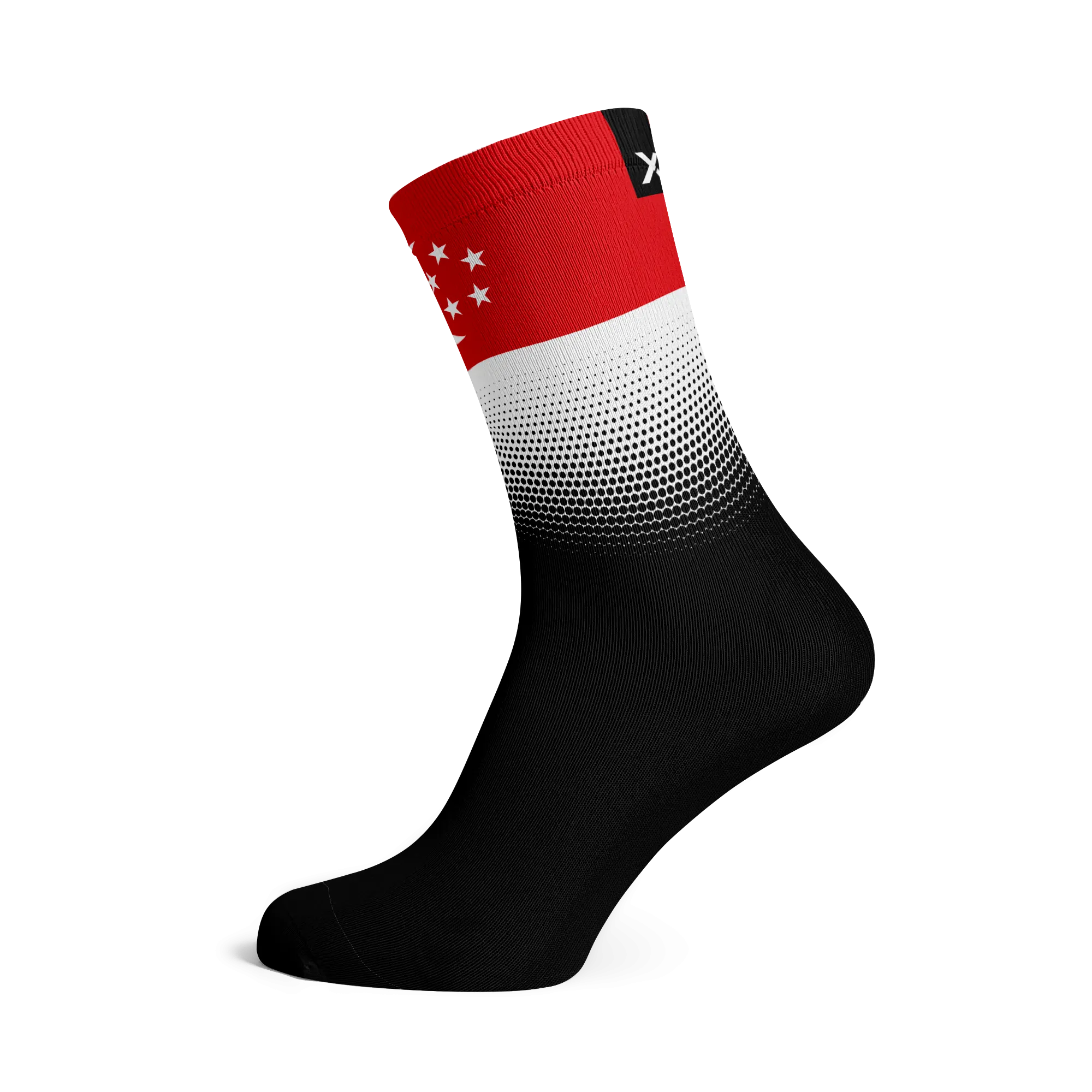 Singapore Flag Socks