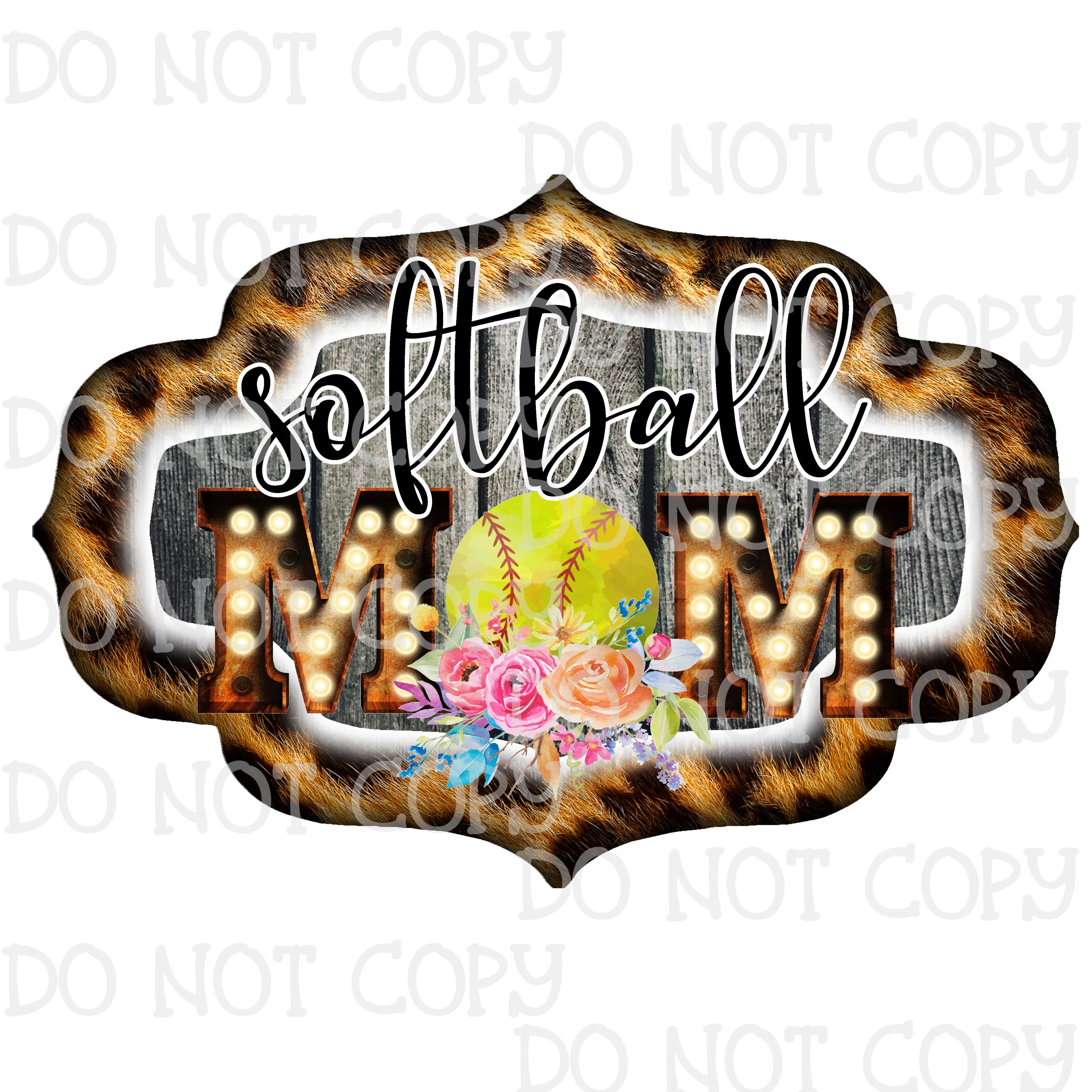 Softball Mom Marquee