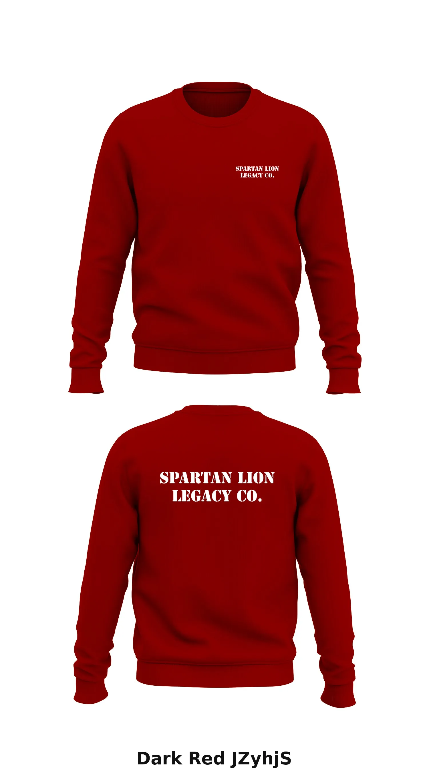Spartan Lion Legacy Co. Store 1 Core Men's Crewneck Performance Sweatshirt - JZyhjS