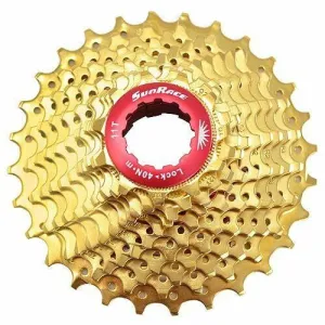Sunrace 11 Speed Cassette 11-28t Gold Titanium Nitrate