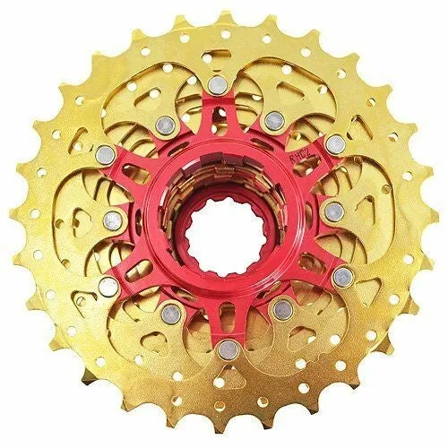 Sunrace 11 Speed Cassette 11-28t Gold Titanium Nitrate