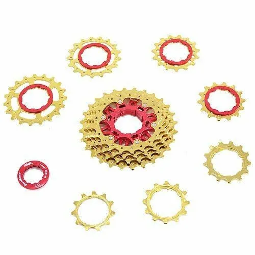 Sunrace 11 Speed Cassette 11-28t Gold Titanium Nitrate