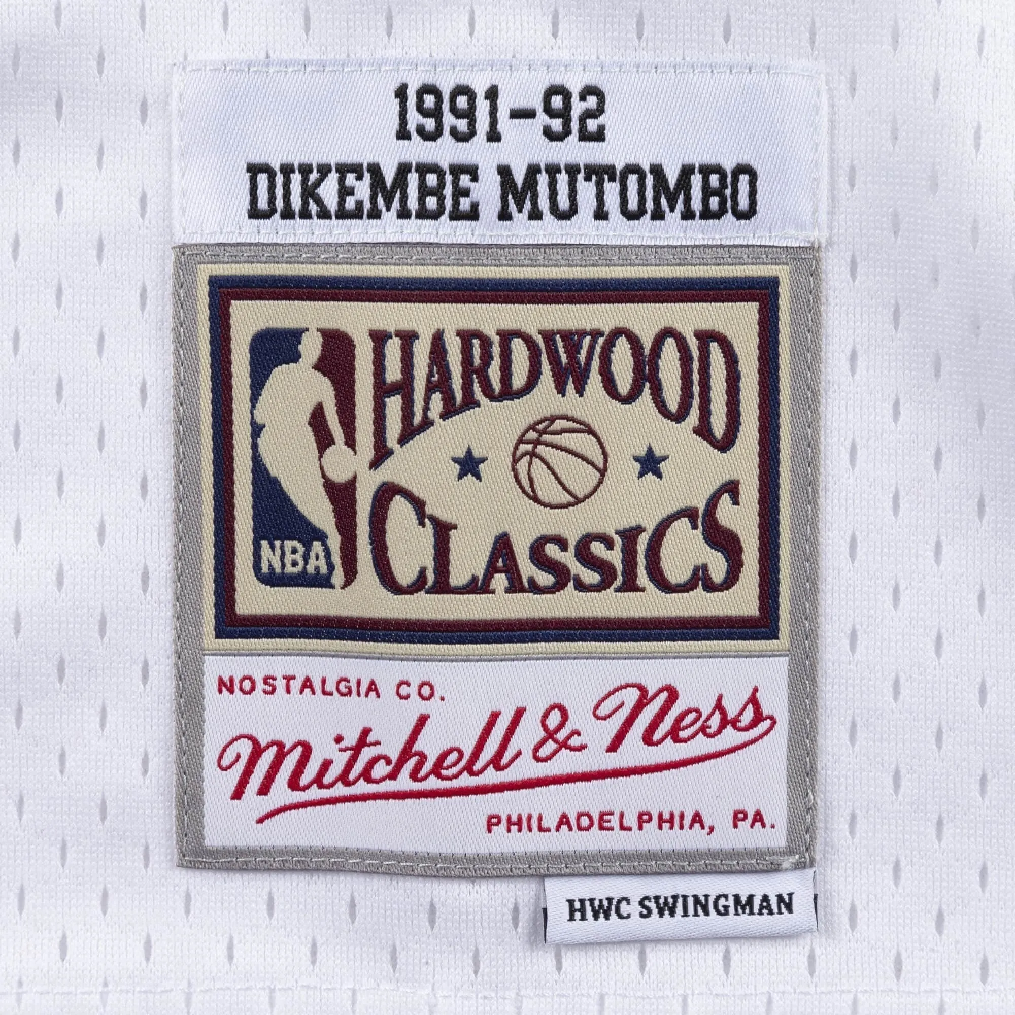 Swingman Dikembe Mutombo Denver Nuggets NBA 1991-92 Jersey