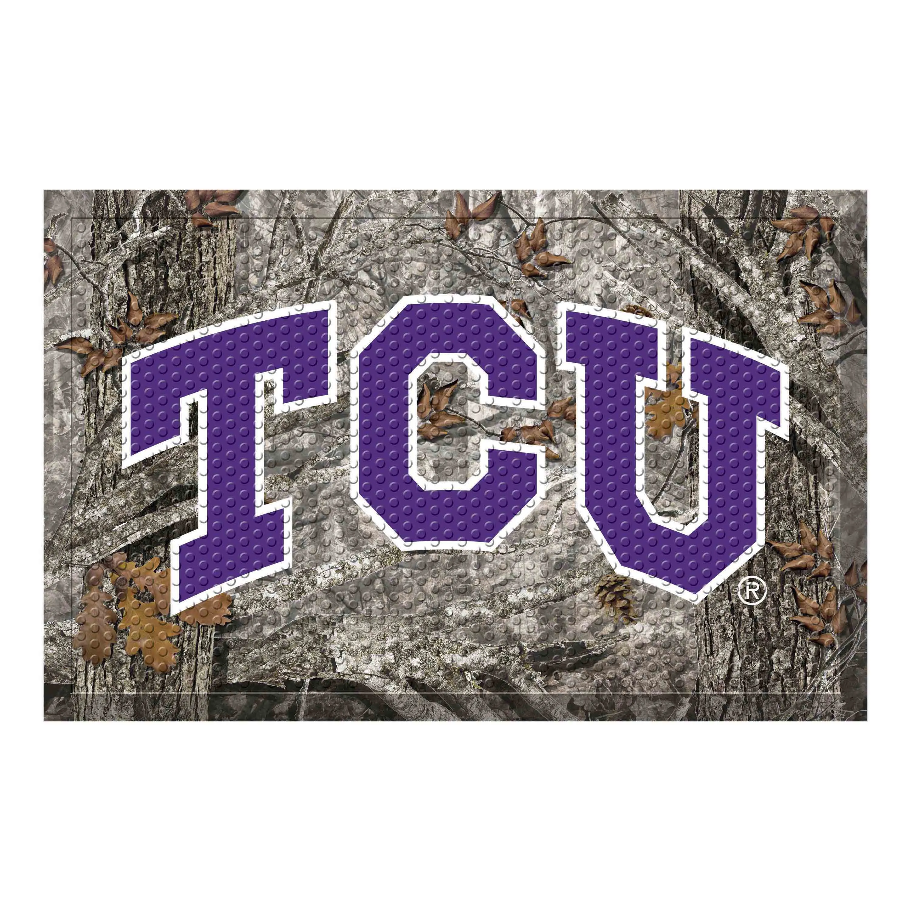 Texas Christian University  Camo Scraper Mat