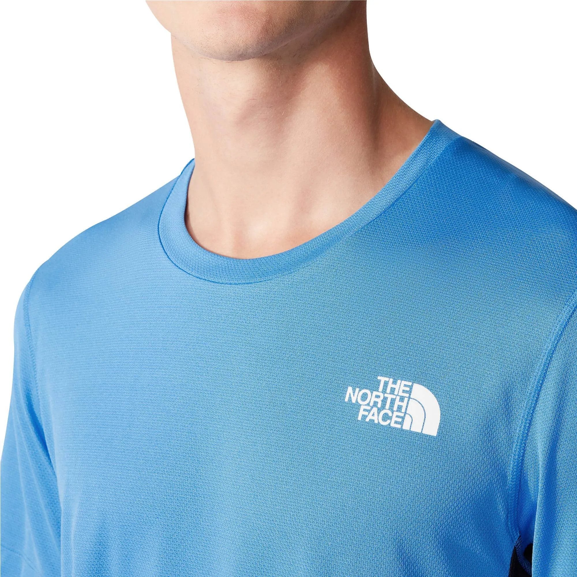 The North Face Lightbright Short Sleeve Mens Running Top - Blue
