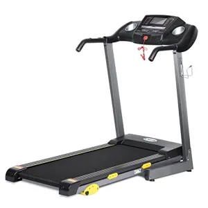 Treadmill for Home Use 17'' Wide Folding Treadmill Electric Treadmill Workout Running Machine with 3-Level Manual Incline Adjustment & 15 Pre-Set Training Programs Large LCD Display