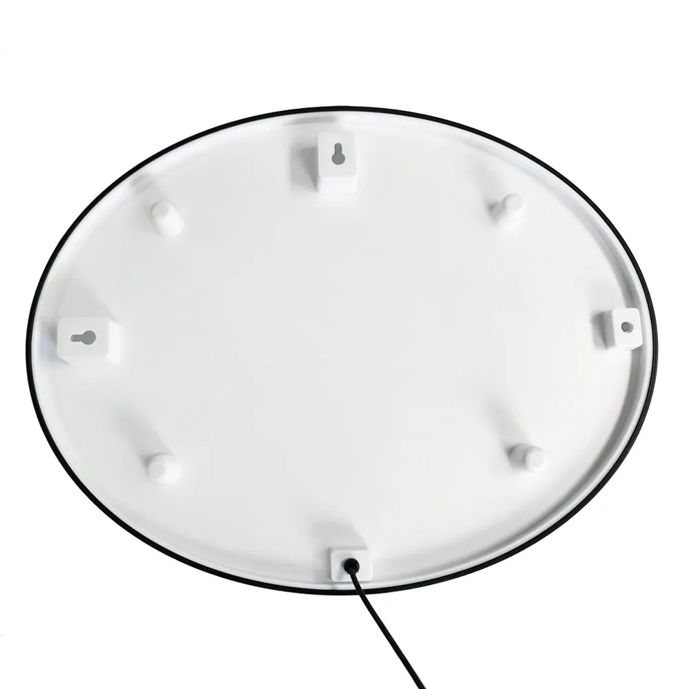 UConn Huskies: Hardwood - Oval Slimline Lighted Wall Sign