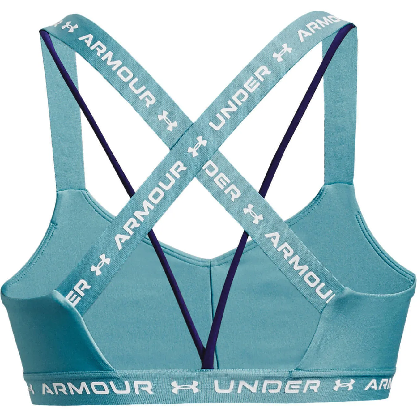 Under Armour Crossback Low Womens Sports Bra - Blue