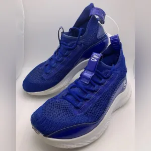 Under Armour Curry Flow 8 Basketball Shoe Royal Blue 3024785-400 M 7.5 W 9 /40.5