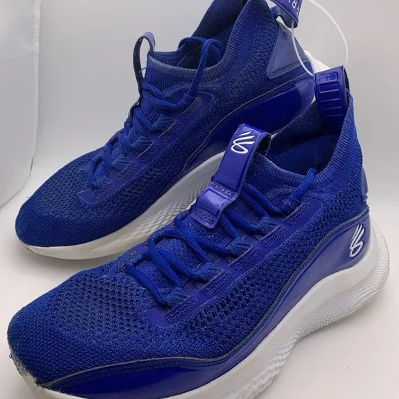 Under Armour Curry Flow 8 Basketball Shoe Royal Blue 3024785-400 M 7.5 W 9 /40.5