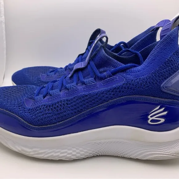 Under Armour Curry Flow 8 Basketball Shoe Royal Blue 3024785-400 M 7.5 W 9 /40.5