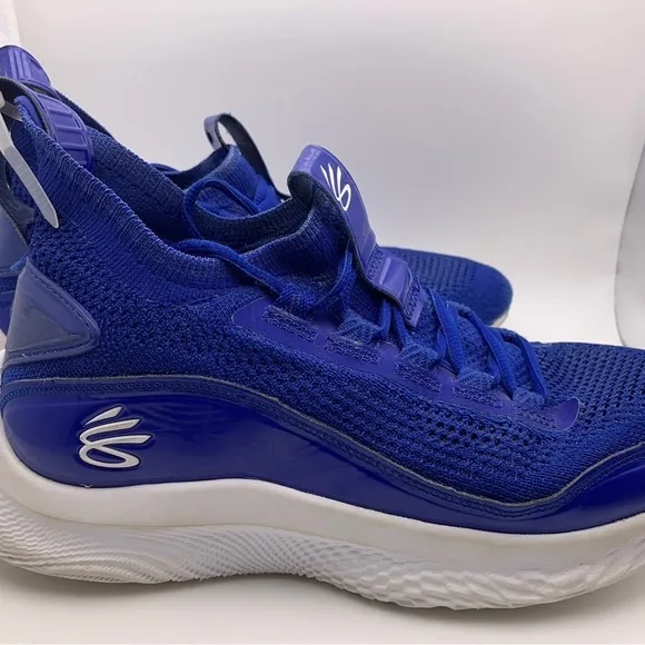 Under Armour Curry Flow 8 Basketball Shoe Royal Blue 3024785-400 M 7.5 W 9 /40.5