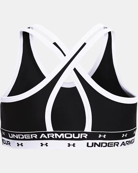 Under Armour Girls' UA Crossback Sports Bra