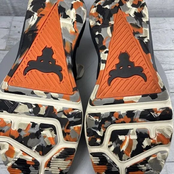 Under Armour Project Rock 4 Men’s Sz 11.5 Marble Orange gym HOVR Training Shoes