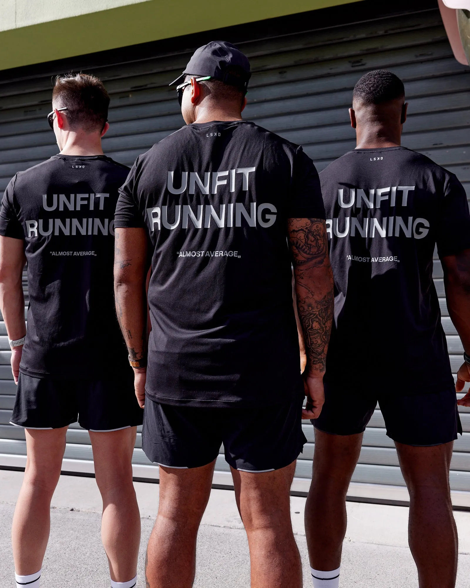 Unfit Pace Running Tee - Black-Reflective