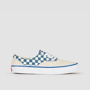 Vans Era Pro Shoes - Checker Classic White/Blue Ashes