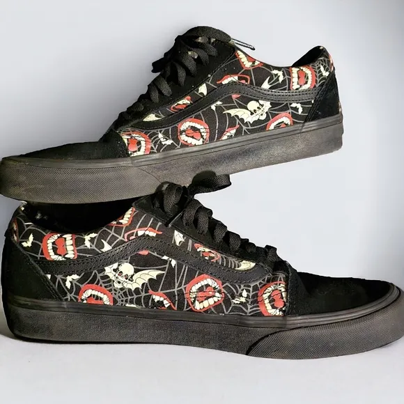 Vans Old Skool Glow Frights Sneakers Size 11.5
