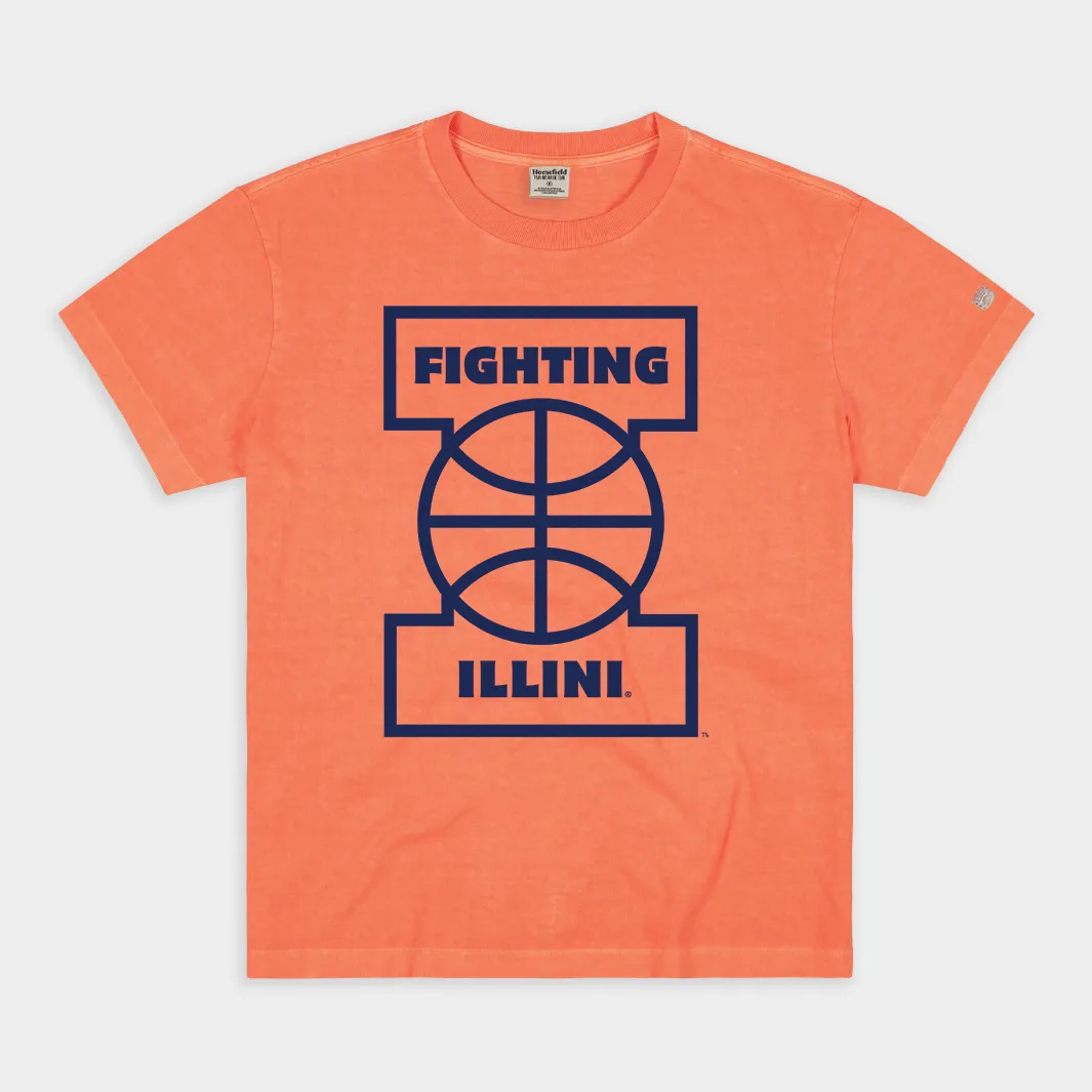 Vintage Fighting Illini Basketball Tee