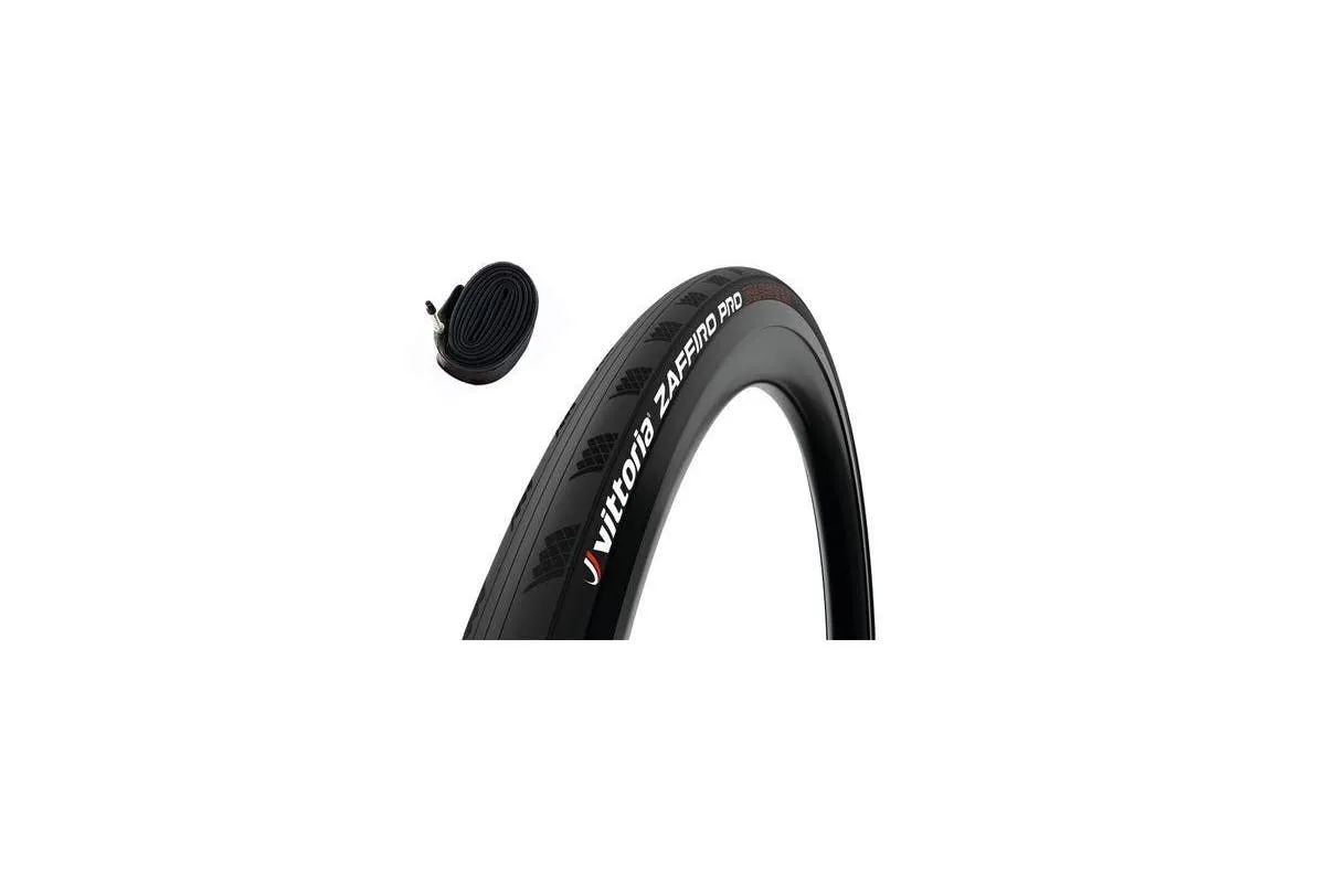Vittoria Zaffiro Pro V 700x28c W/Tube | Black
