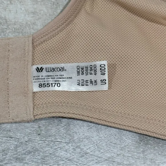 WACOAL Simone Seamless Underwire Sports Bra - Nude - Sz - 40DD.US