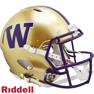 Washington Huskies Helmet Riddell Authentic Full Size Speed Style - Special Order