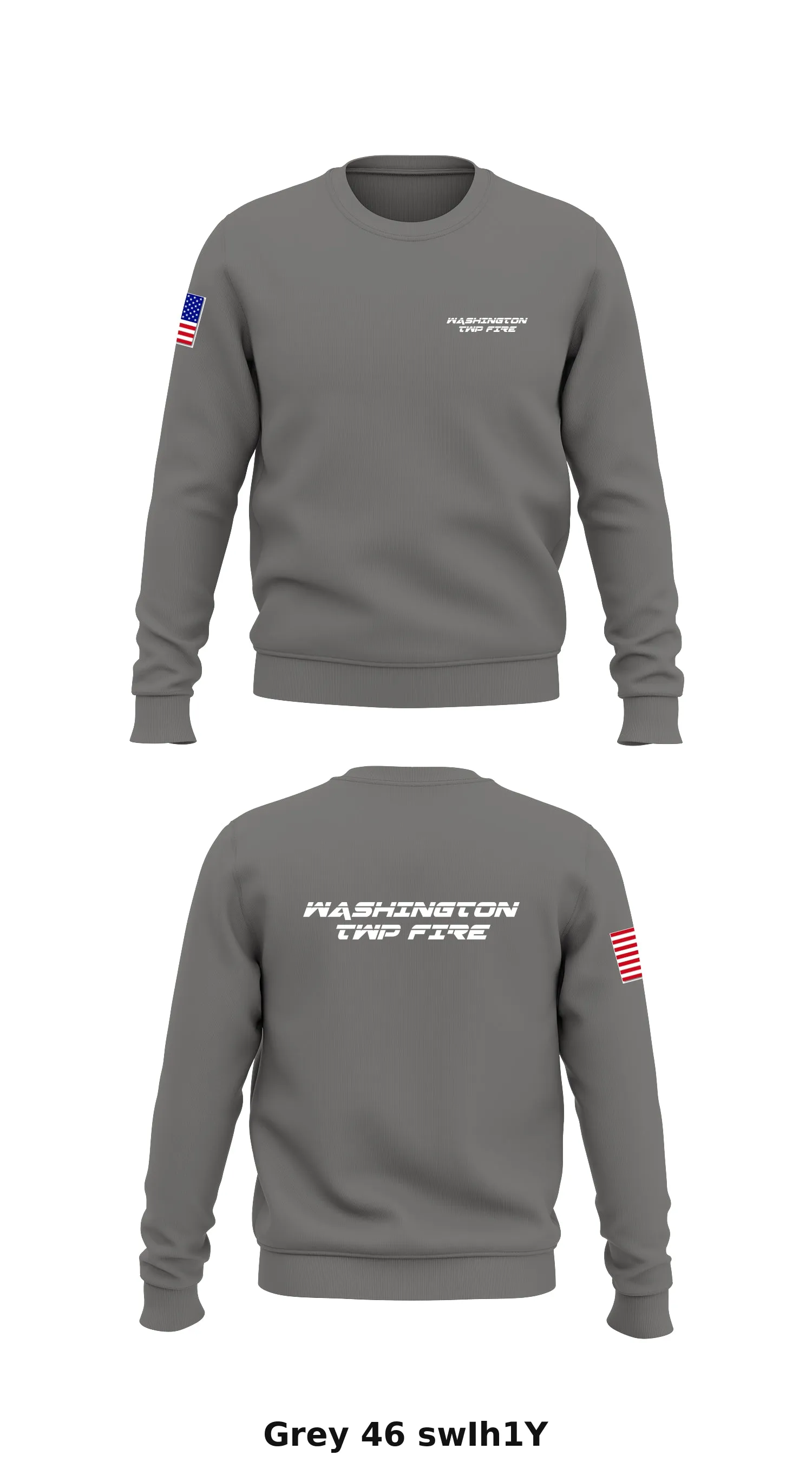 Washington Twp Fire Store 1 Core Men's Crewneck Performance Sweatshirt - swIh1Y
